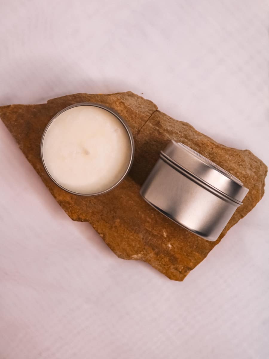 Marturii Nunta lumanare Cutiuta metalica 115g - imagine 5